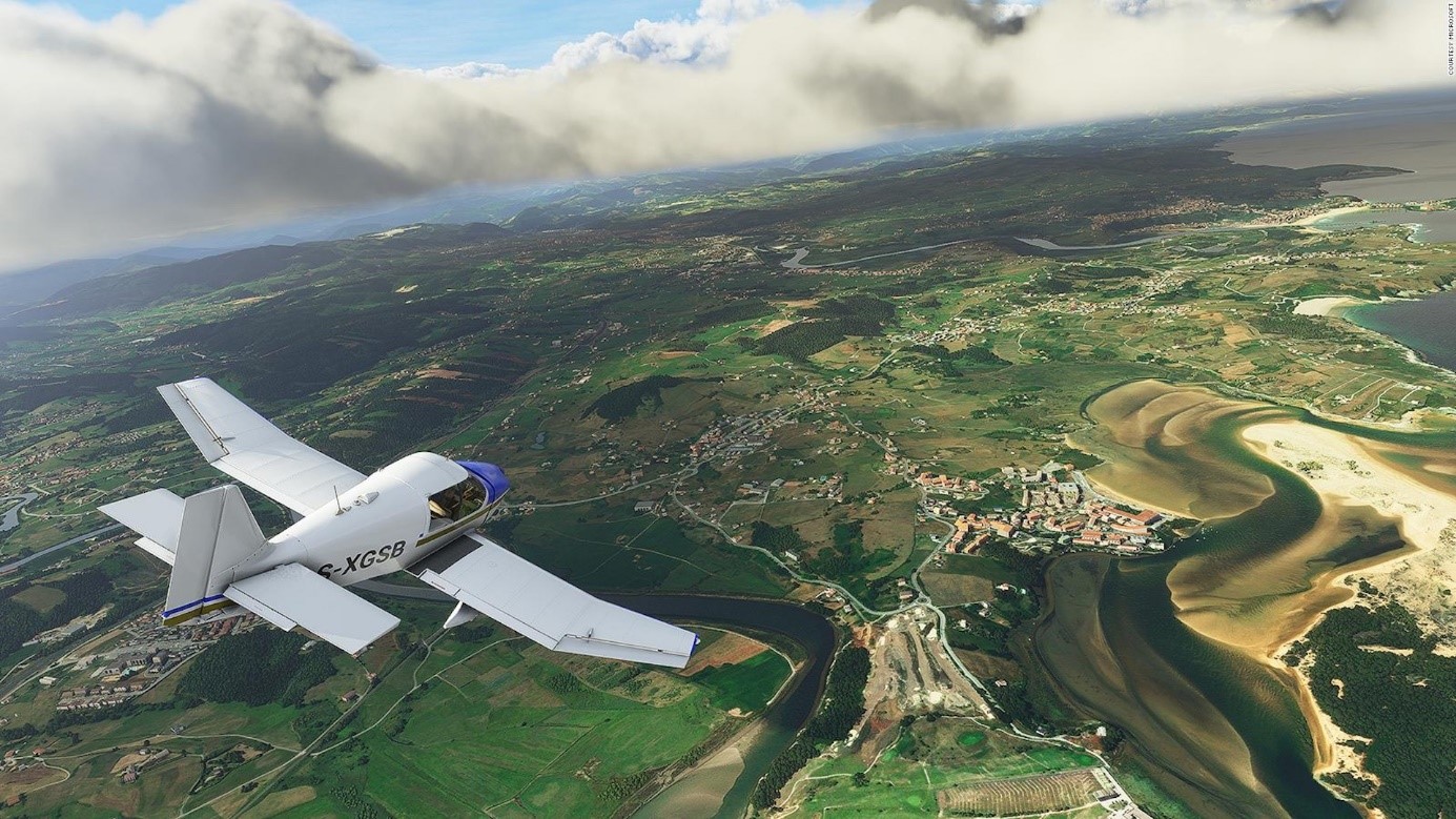 foto van Microsoft Flight Simulator